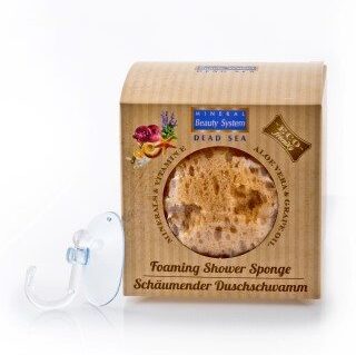 Foaming shower sponge